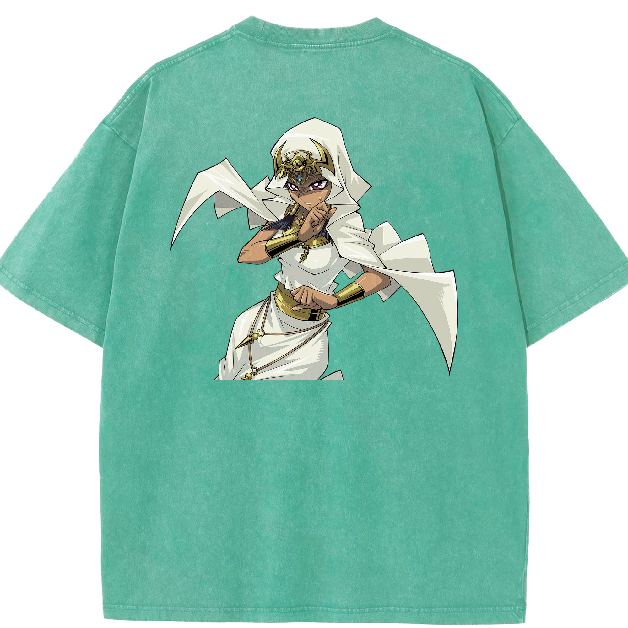 （画像用） 遊☆戯☆王 Yu-Gi-Oh! 綿100% ヴィンテージ風 半袖Tシャツ（背面プリント）
